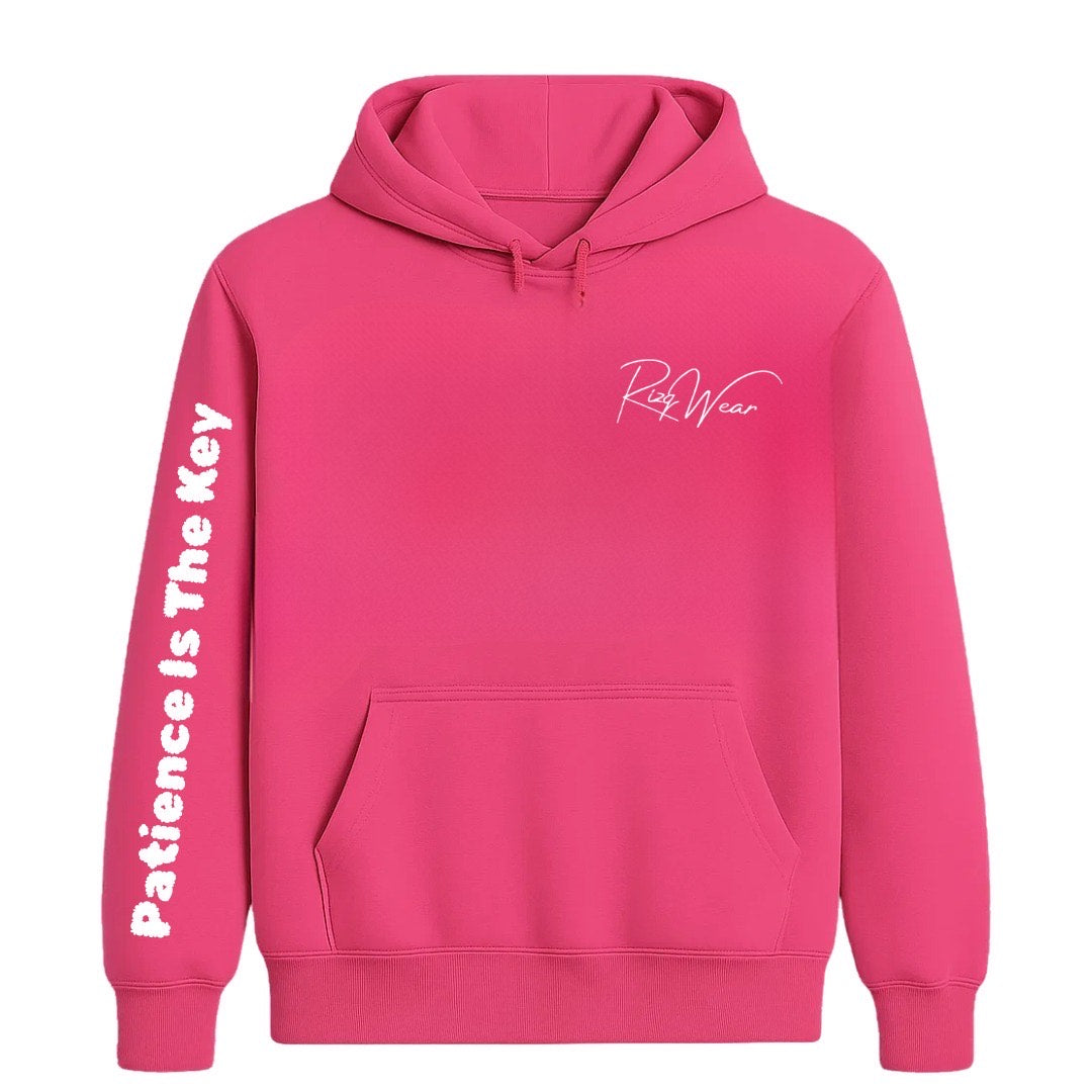 Pink Puff Print Hoodie