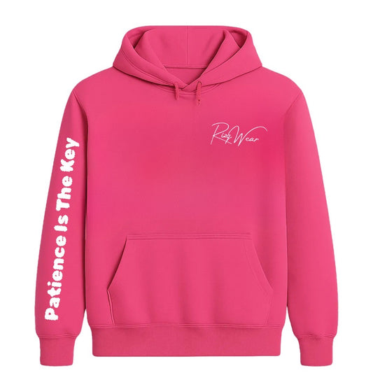 Pink Puff Print Hoodie